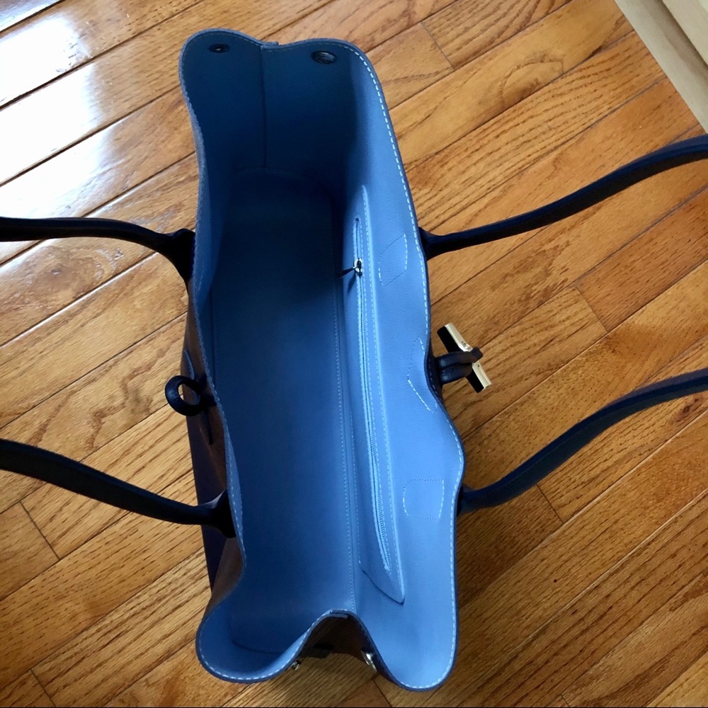 Longchamp Roseau Leather Shoulder Tote - Picture 10 of 13